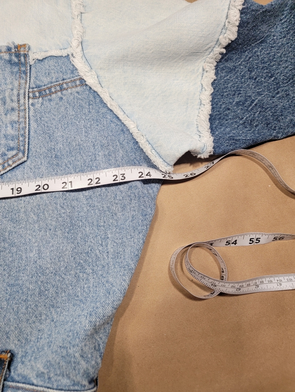 REVICE DENIM PATCHWORK JACKET - Picture 7 of 10